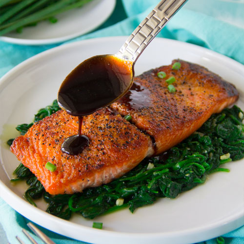 Glazed Salmon Fillet