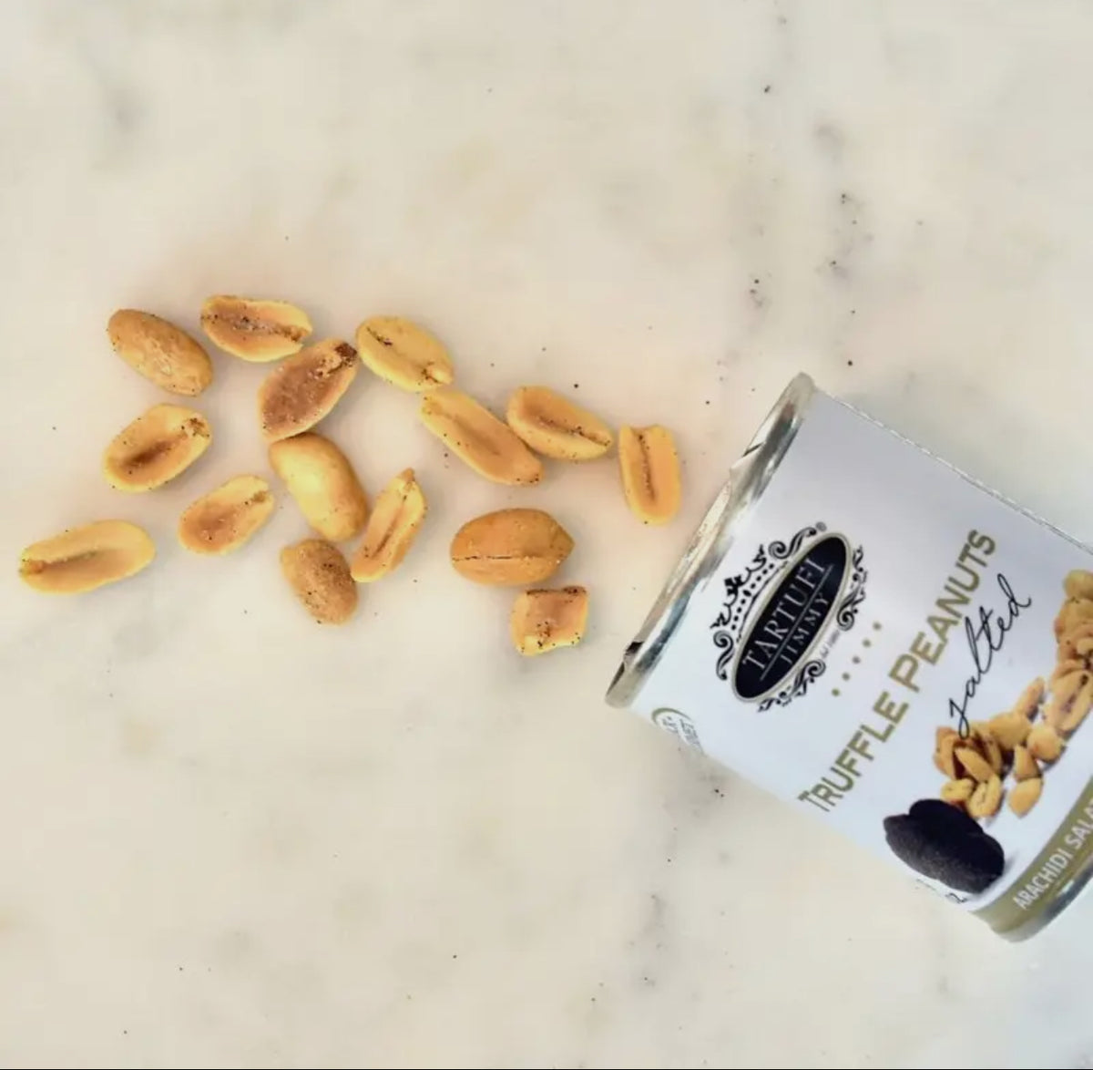 Black Truffle Salted Peanuts,
60g Jimmy Tartufi
