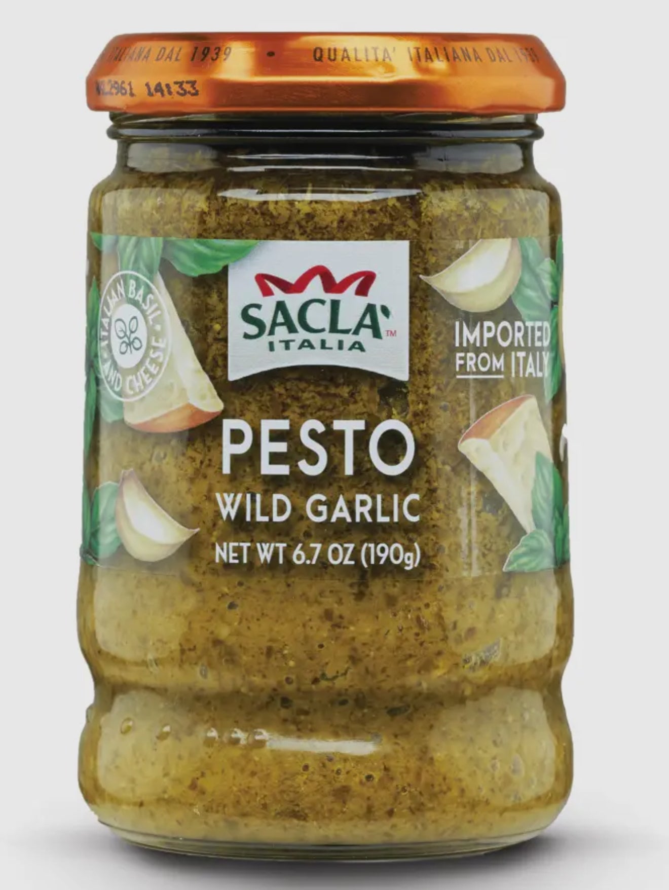 Wild Garlic Basil Pesto Green Pasta Sauce