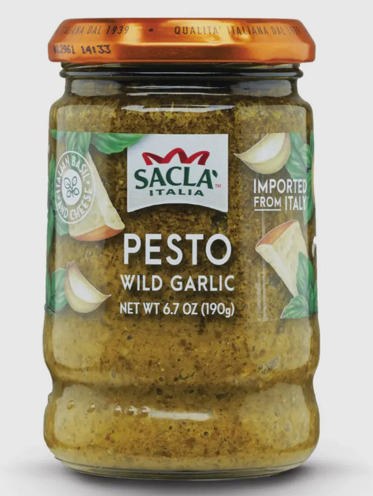 Wild Garlic Basil Pesto Green Pasta Sauce