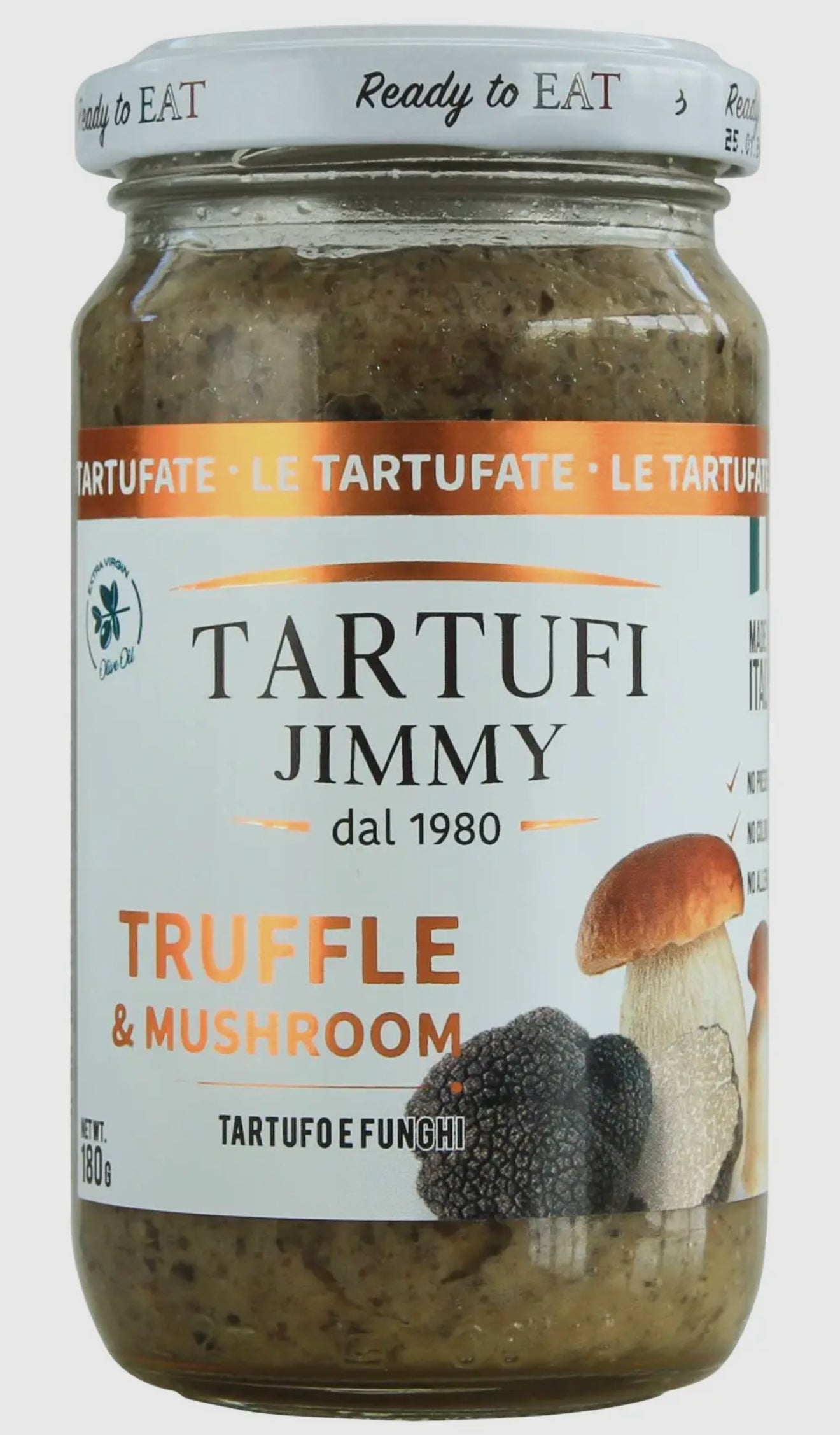 Truffle Sauce, Jimmy Tartufi
180g Glass Jar