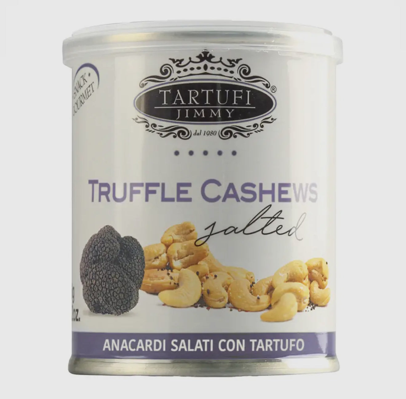 Black Truffle Cashews, 1.4oz
Jimmy Tartufi