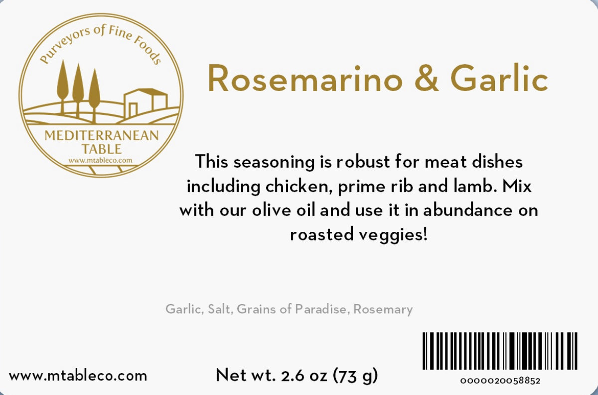 Spices-Rosemarino & Garlic