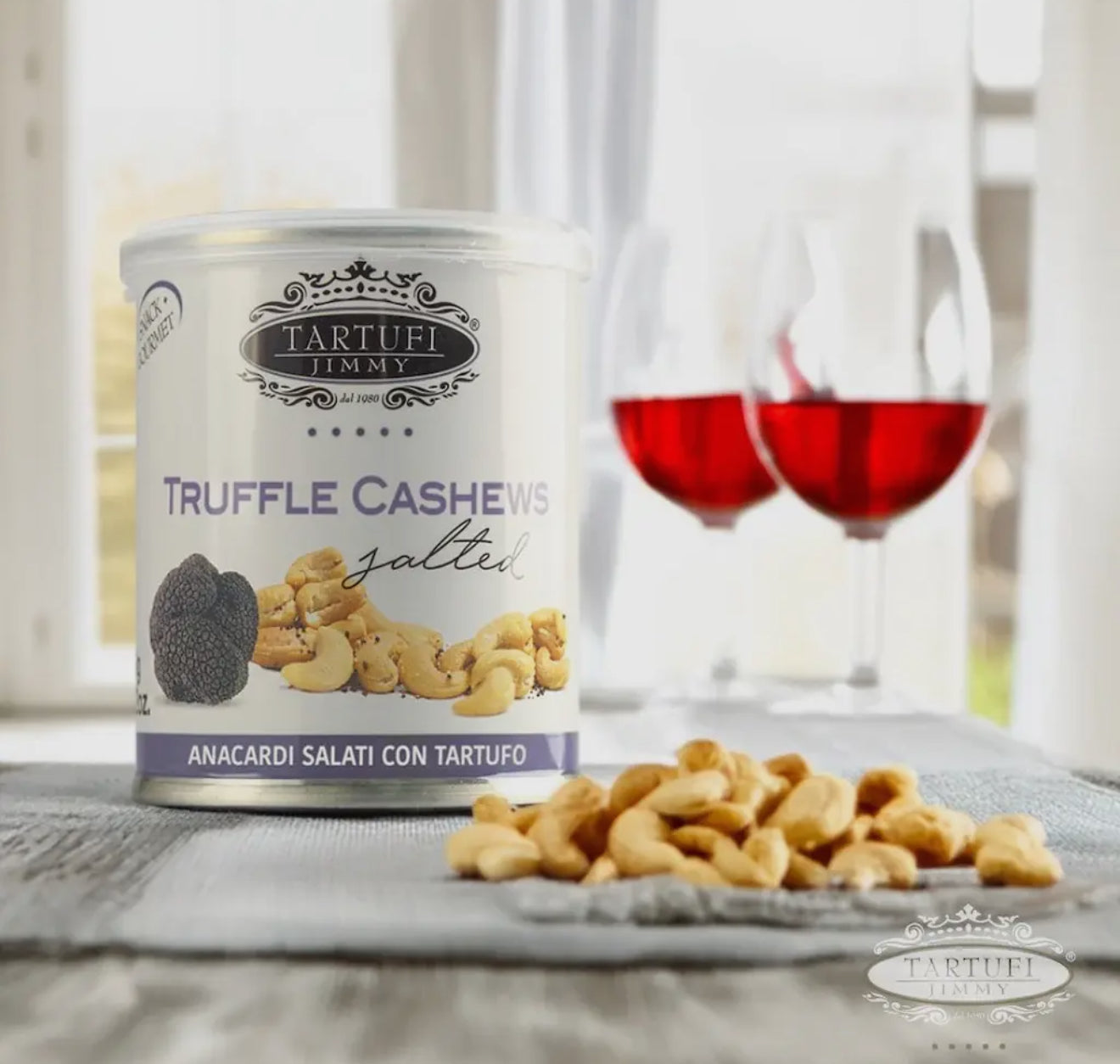 Black Truffle Cashews, 1.4oz
Jimmy Tartufi