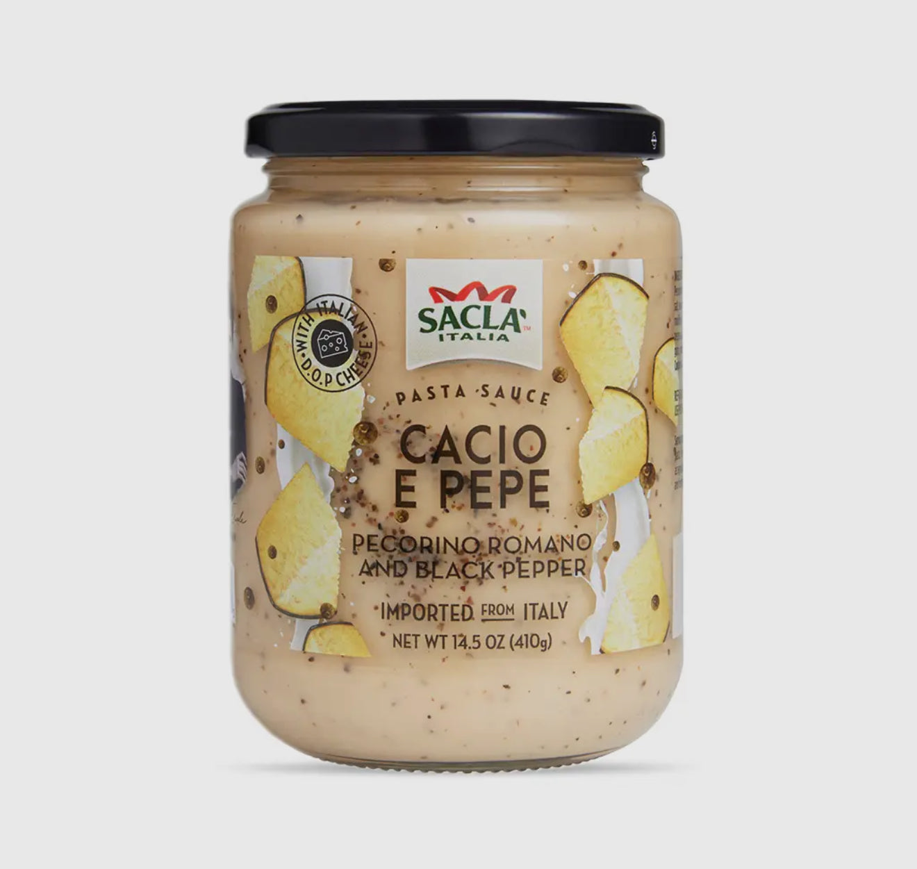 Cacio E Pepe White Pasta Sauce 6x14.5oz Imported