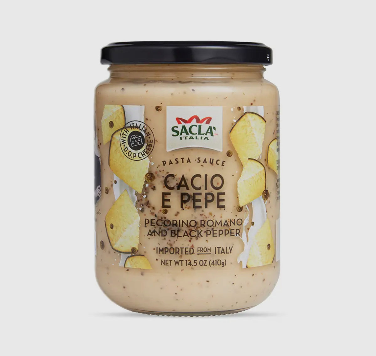 Cacio E Pepe White Pasta Sauce 6x14.5oz Imported