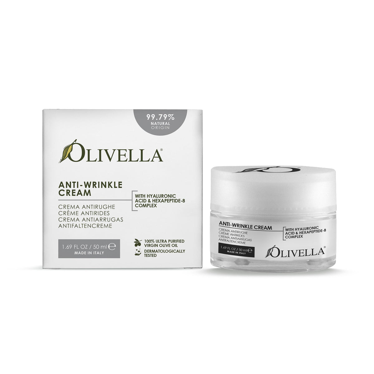 ANTI-WRINKLE OLIVE OIL FACE CREAM 1.69 OZ