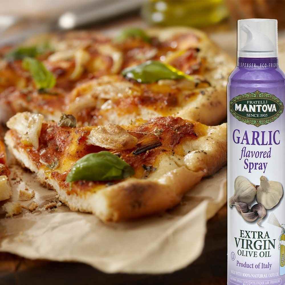 garlic oil spray for garden Garlic Extra Virgin Olive Oil Spray, 8 oz