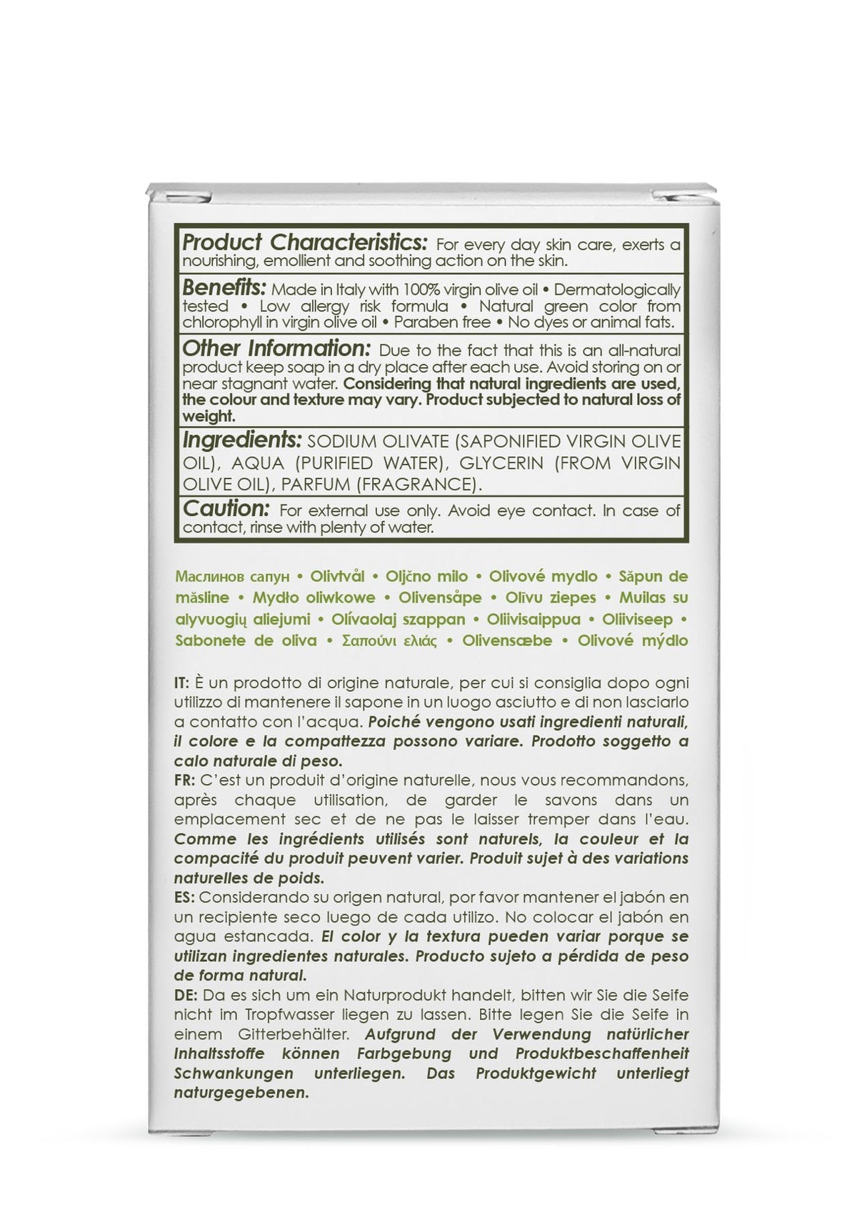 OLIVELLA BAR SOAP CLASSIC 5.29 OZ