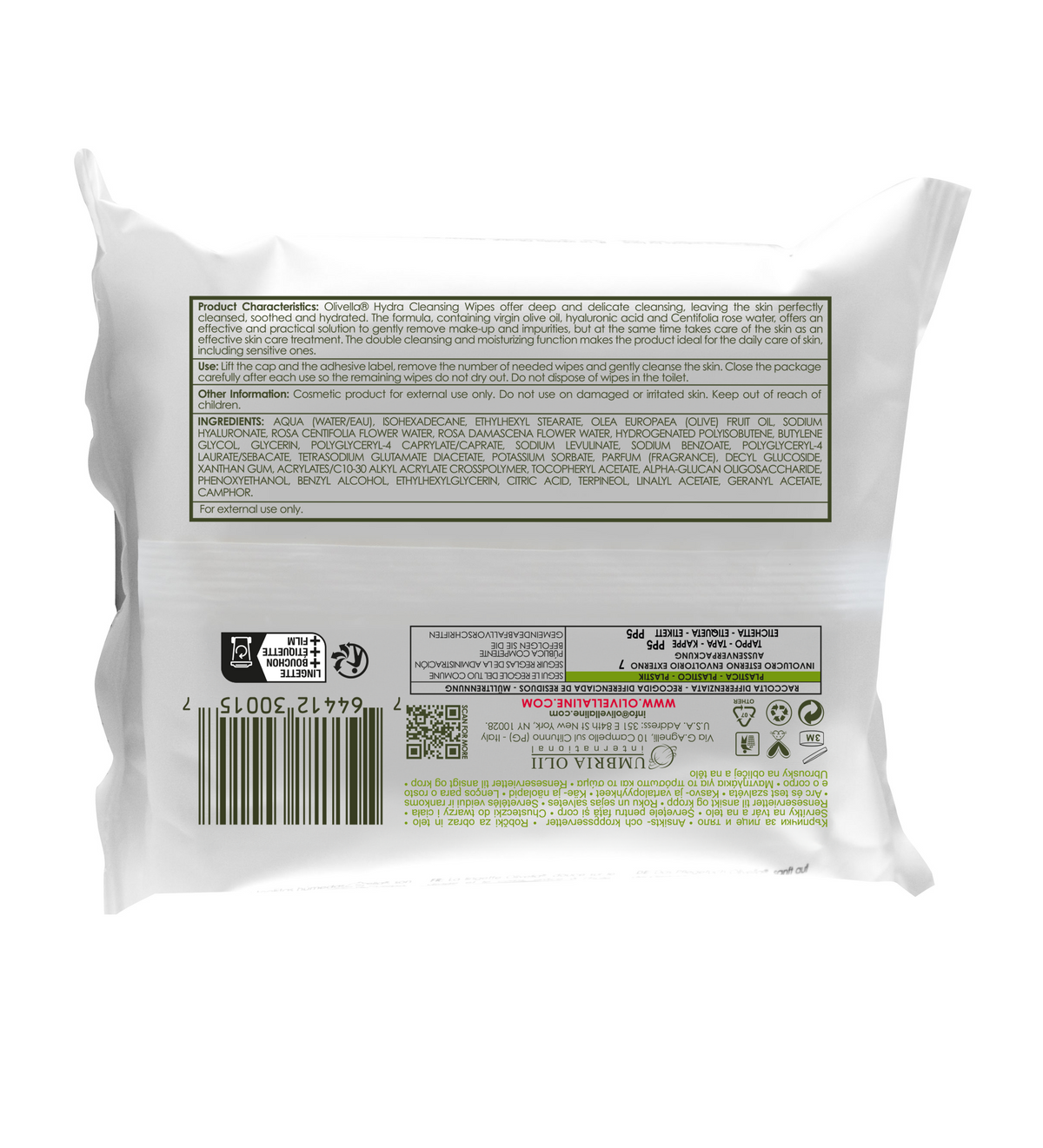 HYDRA CLEANSING WIPES